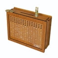 thumbnail image 2 of Boovnll Money Saving Box, Home Counter Wooden Piggys Bank Wooden Crafts Decorative Gift Wooden Piggys Bank with Counter Piggys Bank Non-Openable Piggys Bank Savings Goal, Savings Box, Money Box, 2 of 8