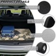 thumbnail image 6 of Xixirimido Horse White Roses Print Universal Car Trunk Mat, All Weather Trunk Protection Cargo Liner Stylish Vehicle Interior Accessories Durable Cargo Mat 29" x 39", 6 of 7