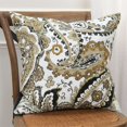 thumbnail image 2 of Rizzy Home Paisley 20" x 20" Down Filled Pillow with Cotton Cover-Natural, 2 of 4