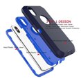 thumbnail image 4 of Fundas para iPhone XS Max, funda resistente para iPhone XS Max de 6,5", protección integral a prueba de golpes, armadura resistente de plástico duro y goma amortiguadora, funda 3 en 1., 4 of 8