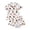 White, variant on JIAYUE Girl Kids Pajamas Casual Halloween Pattern Printed With Notched Collar Short Sleeve Tops And Shorts For Home Wear Cozy For Lightweight And Breathable Comfort Sleepwear,7-8 Years