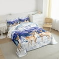 thumbnail image 3 of Castle Fairy Teens Safari Deer 3 Pieces Queen Comforter Set,Jungle Animal Ultra Soft Bedding Sets,Woodland Wildlife Bedding Comforter Set,Luxury Bedroom Decor, 3 of 8