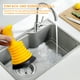 thumbnail image 5 of Injueey Émbolo de drenaje amarillo con fuerte succión para zuecos rebeldes, émbolo de inodoro con mango ergonómico Suministros de limpieza para el hogar, 5 of 6