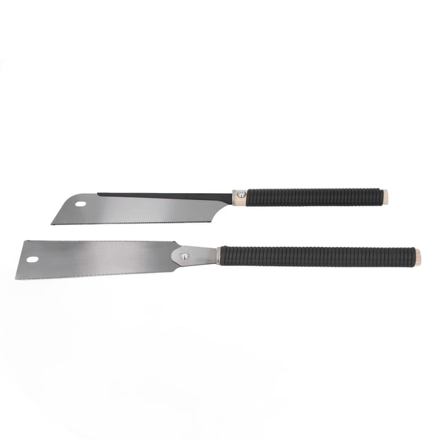 Hand Saw, Pull Saw SK5 Steel Blades Black Rattan Handle for Handcraft