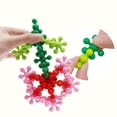 thumbnail image 3 of 200 Pcs Disques de Construction en Neige Emboîtables Jouet de Table Parent-Ado Activité Interactive-HAPDEN, 3 of 4