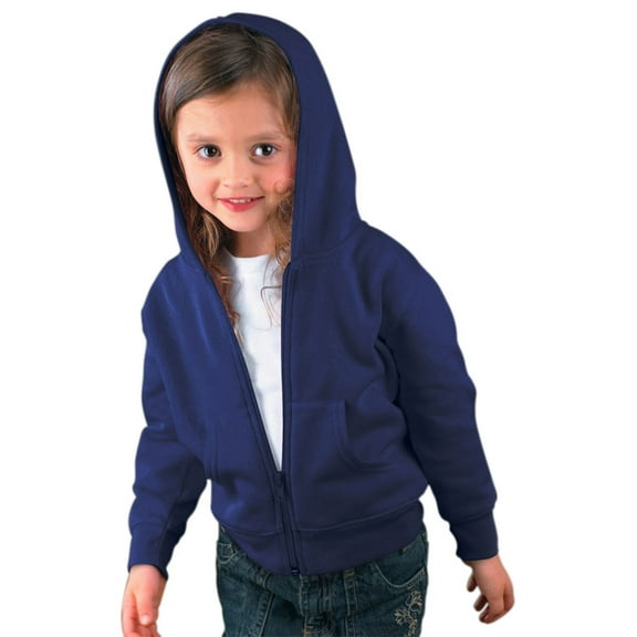 Rabbit Skins Toddler Full-Zip Fleece Hooded Sweatshirt (3346)