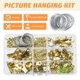 thumbnail image 2 of Picture Hanging Kits 230pcs, Heavy Duty Picture Hangers for Drywall, Picture Hooks, Picture Hooks for Hanging Mirrors, Picture Frame Hangers with Nails, Hanging Wires, etc, 2 of 4