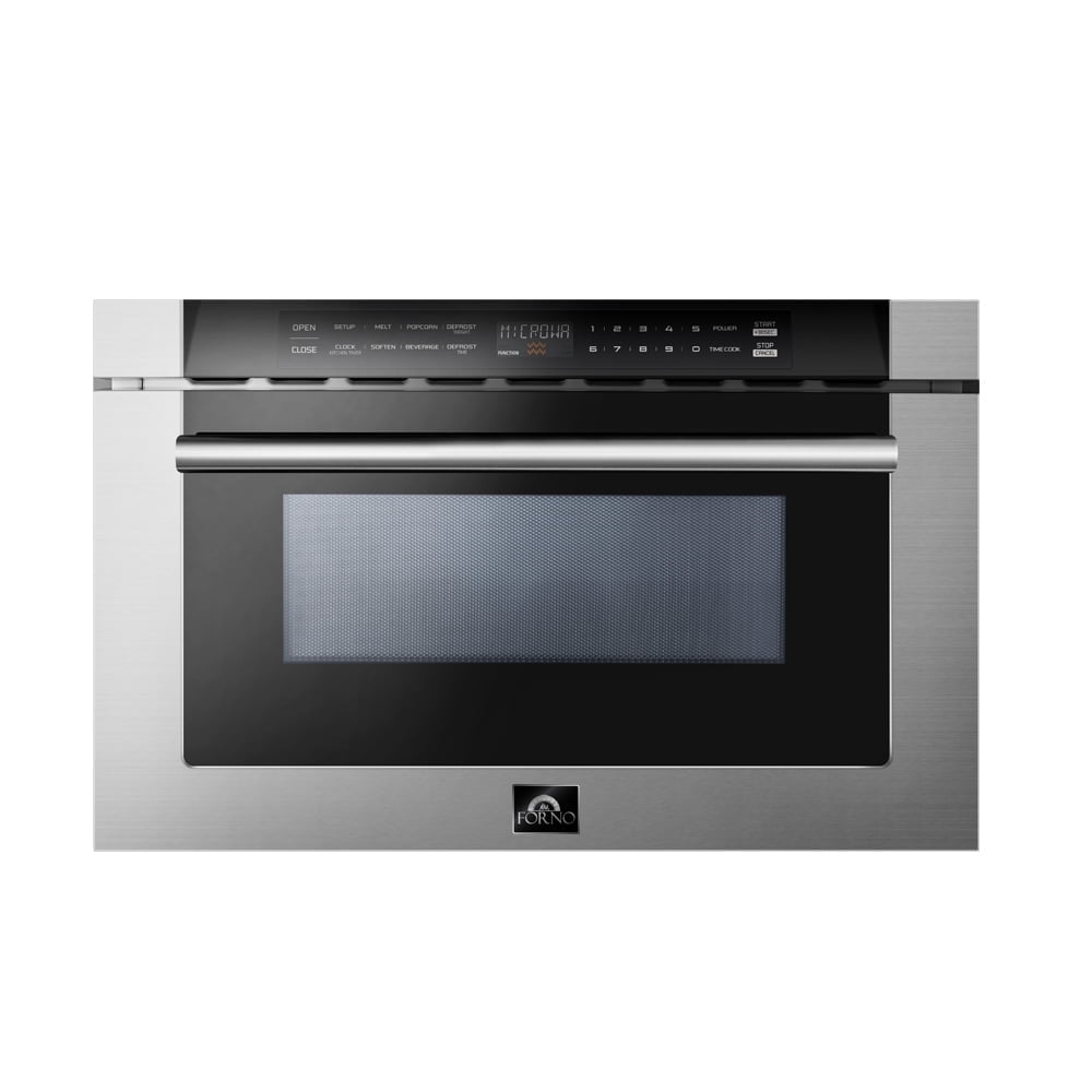 Forno Capoliveri 24" Microwave Drawer, Stainless-Steel, 1.2 cu.ft., 900 Watt
