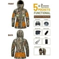 thumbnail image 2 of NEW VIEW Womens Hunting Clothes, Upgraded Ultra-Quiet Water Resistant Camo Hunting Jacket for Duck Waterfowl Deer Hunting, 2 of 5