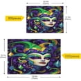 thumbnail image 3 of FREEAMG Jigsaw Puzzles for Adults or Kids 1000 Piece, Mardi Gras Carnival Mask Intellectual Decompression Fun Family Puzzles Game for Christmas Holiday Toy Gift, 3 of 7