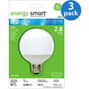 GE LED Accent Globe White - 3 bulbs