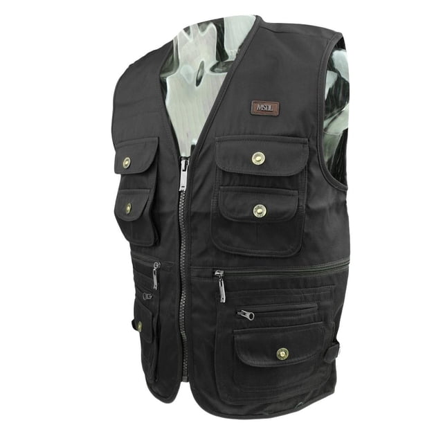 Chaleco Casual / Fotografía / Director / Chaleco de Viaje para Hombre , XL Baoblaze Chaleco de pesca