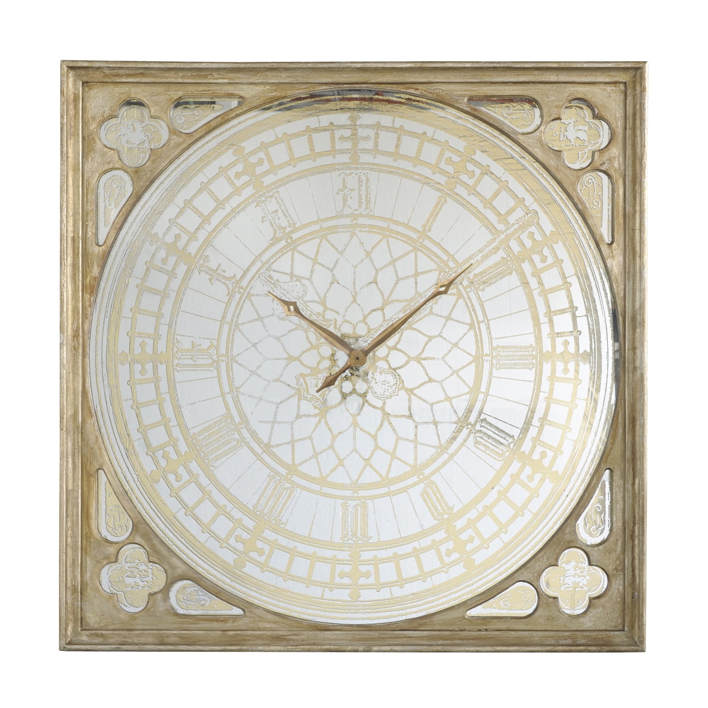 A & B Home 49 in. SquareFrame Wall Clock