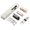 L White, variant on Tongina Automatic Door Closer Door Buffer Damper Silent Closing Sturdy Protects Door Locks Accessory Zinc Alloy for Commercial Home R Brown