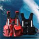thumbnail image 4 of Sonducket para pesca al aire libre con silbato Chaleco de flotación multibolsillo para adultos Ropa Deportiva, Zapatos negro Sonducket OD016945-02, 4 of 6