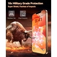 thumbnail image 2 of Protector de pantalla Ragdo DiamondClear Glass para iPhone 13, 2 of 7
