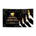 thumbnail image 2 of Weloille Graduation Decorations Congratulations Graduation Banner 2024 Graduation Banner Graduation Decorations Graduation Photo Backgrounds (70.86x45.27in), 2 of 8