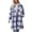 Gray, variant on 2024 Autumn and Winter Fashion Plaid Jackets for Womens Plus Size Loose Plaid Printed Hatless Jacket Tops
