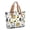 Basketball and Star White Pattern, variant on Basketball and Sneaker Beige Pattern Large Tote Bag for Women, Polyester Roomy Shoulder Bag with Pockets and Zipper, Foldable Gifts Ideas for Mom Wife Friend