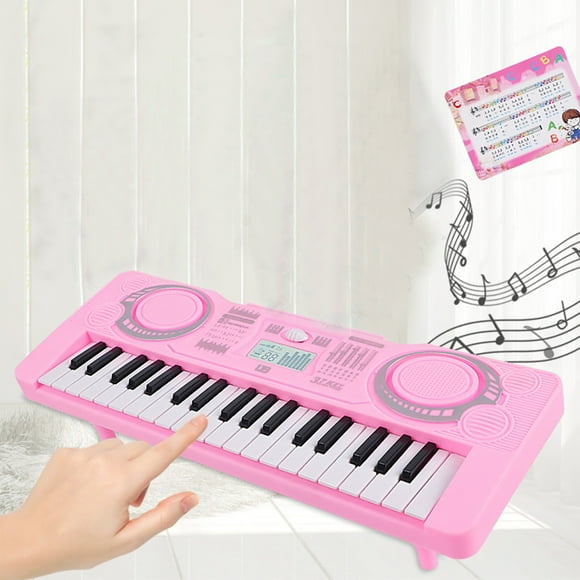 Meitianfacai 37 Key Upgrade Piano Keyboard for Kids Musical Toys for 3 4 5 6 Year Old Girls Keyboard Piano for Beginners Electronic Piano with Microphone for 3+ Year Old Boys Girls Gifts