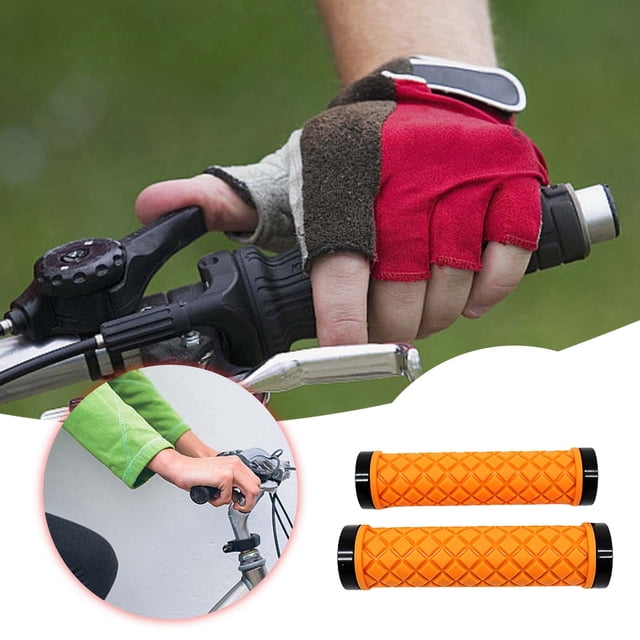 Bike Accessories Soft Rubber Handle Grips for Children Ergonomic Design for Enhanced Comfort and Control 2PCS