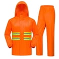 thumbnail image 1 of Impermeable IMAR Chamarra y Pantalón Anaranjado Talla Grande, 1 of 4