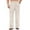 Light Khaki, variant on COOFANDY Men's Cotton Linen Yoga Pants Lightweight Straight Leg Pants Casual Vacation Beach Wedding Dress Trousers