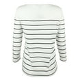 thumbnail image 2 of Women's Petite Crest Striped Jersey Top W PXS, 2 of 4