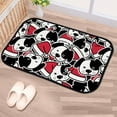 thumbnail image 2 of GZHJMY Bathroom Rugs Mats Non-Slip, Soft Microfiber Absorbent Bath Mats for Shower Bathtubs, Dog Santa Claus Hat Indoor Entrance Door Mats Bedroom Laundry 36”x24” Carpet Runner, 2 of 7