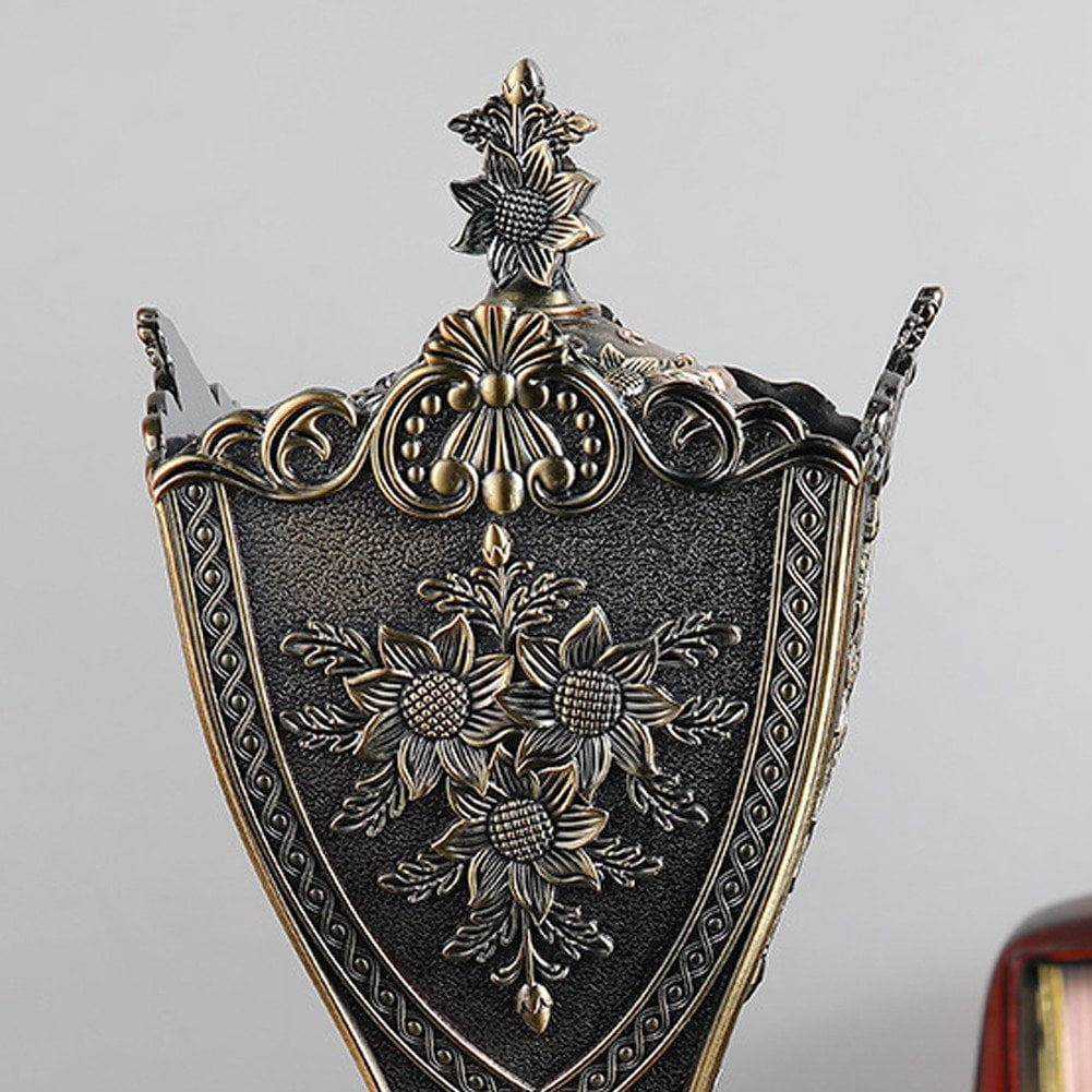 Jiibva Vintage Incense Burner Holder, European Style Retro Bakhoor Incense Holder Incense Censer for Yoga Spa Aromatherapy Office Home Decor
