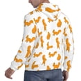 thumbnail image 6 of Salouo Cartoon Squirrel Pattern Men's Fall Hoodie Sweatshirt,Sport Hoodie with Pockets for Men Pullover Casual Hooded Sweatshirt-3X-Large, 6 of 7