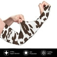 thumbnail image 3 of Sun Protection Arm Sleeves for Men Women, Brown Cow Sleeves to Cover Arms with Thumb Hole Cooling Sleeve, 3 of 6