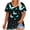 Light Blue, variant on Plus Size V-Neck T-Shirts for Women Butterfly Print Short Sleeve Curved Hem Casual Loose Summer Beach Vacation Tops, Purple 5XL
