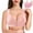 Pink, variant on Aloohaidyvio Bras,2Pcs Womens Plus Size Comfortable Push Up Hollow Out Bra Underwear