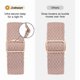 thumbnail image 3 of Anti-Slip Braided Band 3-Pack Compatible for Apple Watch Straps Adjustable Stretchy Elastic Replacement Band for iWatch Ultra SE 9 8 7 6 5 4 3 2 1, 3 of 4