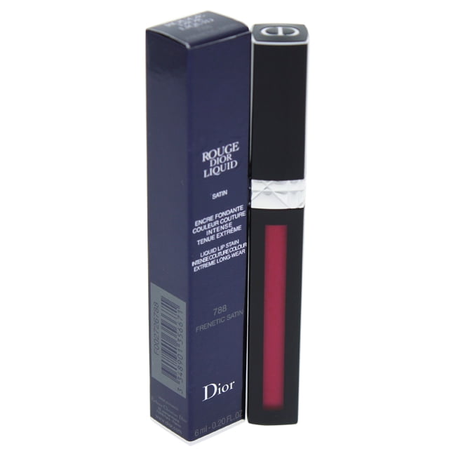 Rouge Dior Liquid Lip Stain - 788 Frenetic Satin by Christian Dior for Women - 0.2 oz Lip Gloss