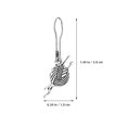 thumbnail image 2 of unbranded 12Ud Marcadores De Puntadas De Metal Plateado Para Crochet Accesorios Prácticos Y Portátiles, 2 of 8