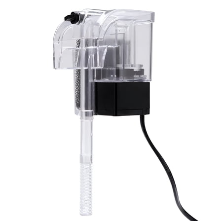 HIBIBUD 3 In 1 Hanging External Aquarium Filter Water Oxygen Circulation Filtrator Waterfall Filter Pump Fish Turtle Tank