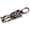 Nickel Plated, variant on Jeffers Round Eye Panic Snap, 3/4”W x 3-5/8”L, Nickel Plated Quick Release Hook, Round Swivel Eye for Ropes, Leads, Reins, Chains, Tack, Equestrian Equipment, Horse Barn, Stable, 1 Pack