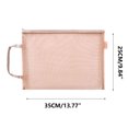 thumbnail image 7 of Clearance!XEOVHV Mesh Zipper Pouch Bags with Handle, EVA Board Game Storage Organizer,A4 Letter Size,Waterproof Plastic Zipper Pouches,Clear Document File Folder for School/Travel/Home, 7 of 7
