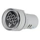 thumbnail image 1 of Voltímetro digital con pantalla LED redonda para bricolaje, CA 12-500 V Blanco, 1 of 9
