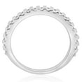 thumbnail image 2 of Pompeii 1ct Diamond 3/4 Eternity Stackable Wedding Ring 14K White Gold (G-H,I1-I2), 2 of 4