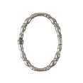 thumbnail image 2 of Utopia Alley  Shower Rings, Oval Shape Shower Curtain Rings for Bathroom, Rustproof Zinc Shower Curtain Hooks Rings, Set of 12 Brushed Nickel, 2 of 10