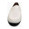 thumbnail image 6 of Stacy Adams Conroy Moc Toe Perf Slip-On Casual Shoes White 25702-100, 6 of 7