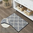 thumbnail image 6 of VHC Brands Frayed Lattice Bath Mat, Creme & Black, 20x30, 6 of 7