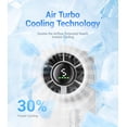 thumbnail image 5 of Diveblues Portable Handheld Fan - 4000mAh Rechargeable Turbo Mini Fan,16H Battery Life,Gift for Women Travel Outdoor Use, 5 of 8