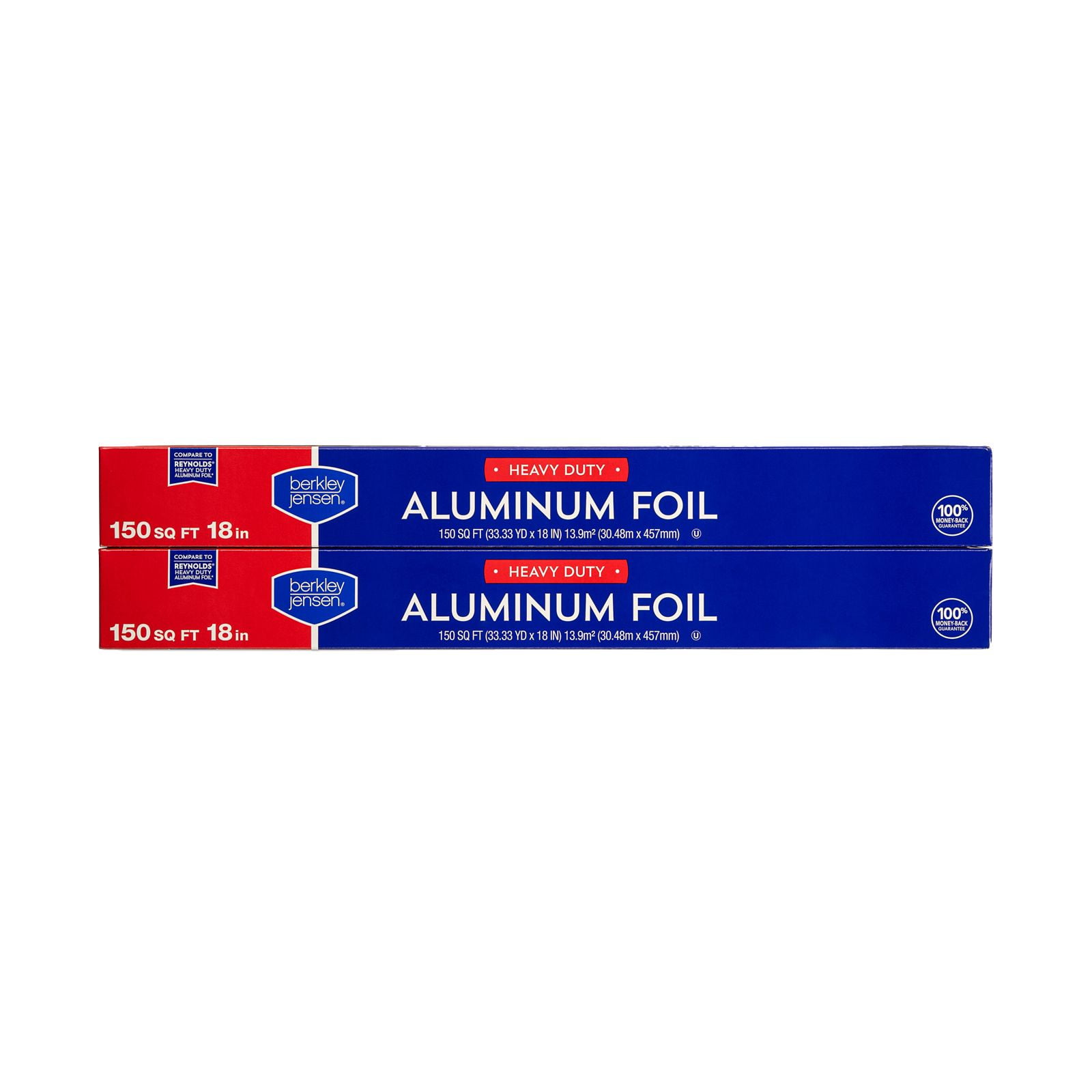 Berkley Jensen Heavy Duty Aluminum Foil 2 Pk 150 Square Feet Walmart Com
