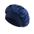 thumbnail image 3 of Bucket Hat for Travel and Everyday Wear Satin Wide Brim Cap with Classic Solid Color Fashionable Sleep and Sun Accessory, 3 of 3