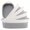 C, variant on Pack of 5 Sturdy Cotton Rope Braided Storage Baskets Accessory for Organizing Clothes Toy and More In Various Sizes