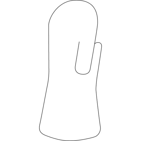 Orfit Classic Pre-Cuts Intrinsic Anti-Spastic Hand Splint, 1/8" mini perforated, medium, case of 2